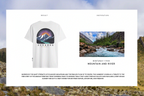 MOUNTAIN & RIVER COLORS - RAW T-SHIRT