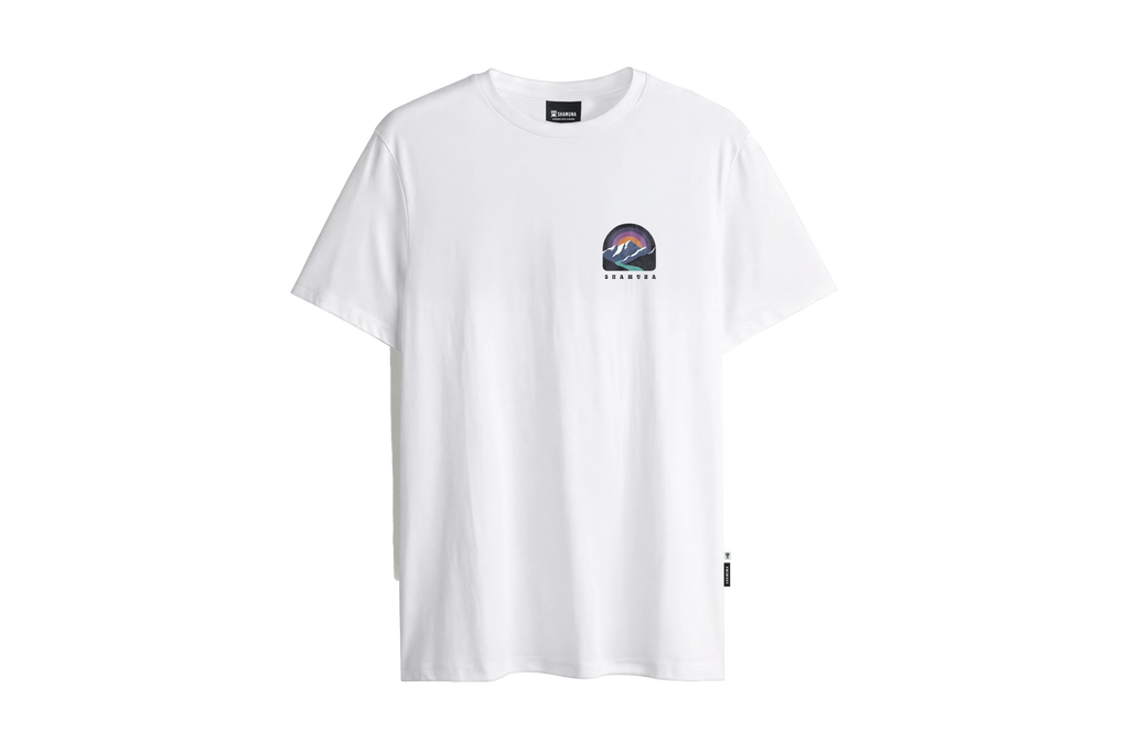 MOUNTAIN & RIVER COLORS - RAW T-SHIRT
