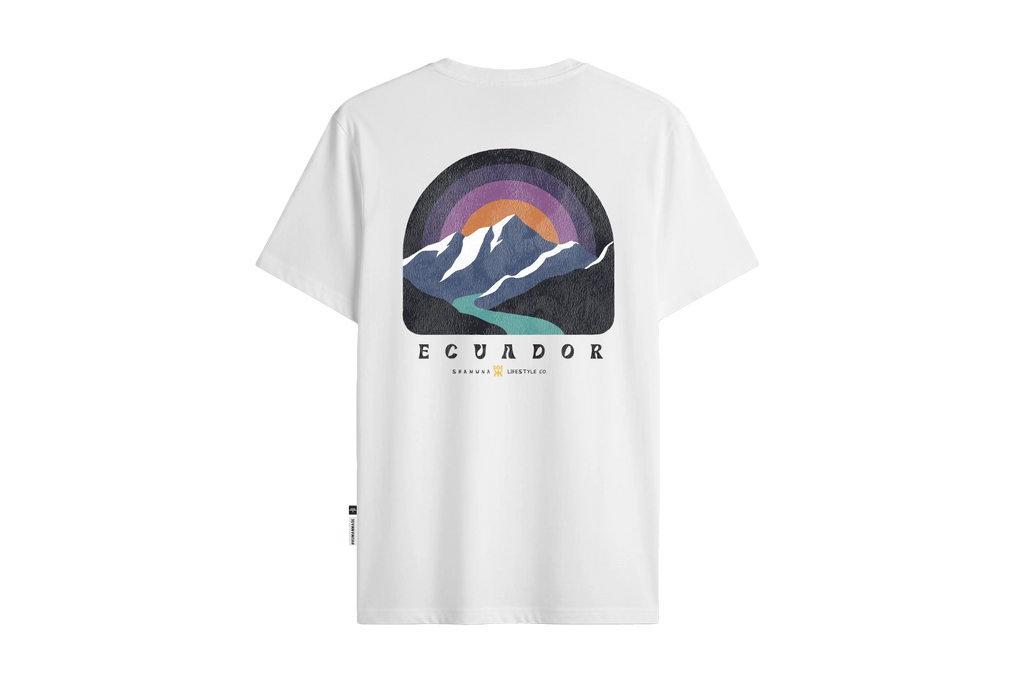 MOUNTAIN & RIVER COLORS - RAW T-SHIRT