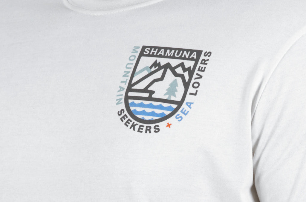 MOUNTAIN SEEKER + SEA LOVER - RAW T SHIRT