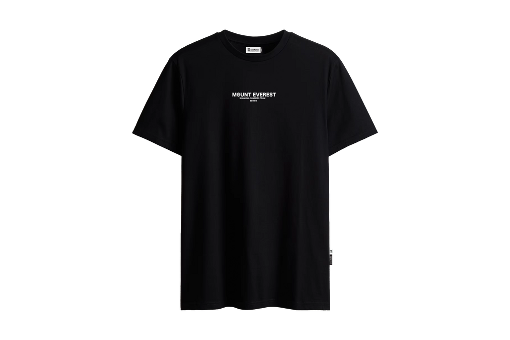 MT EVEREST - BLACK T SHIRT