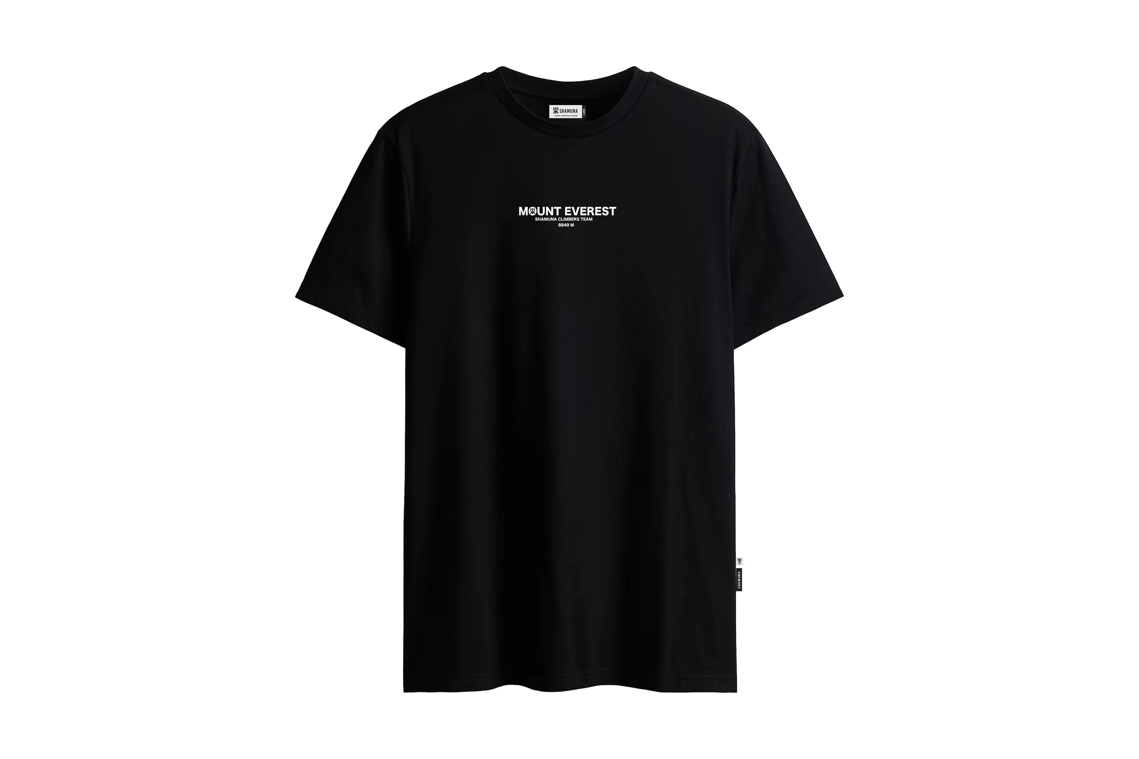 MT EVEREST - BLACK T SHIRT