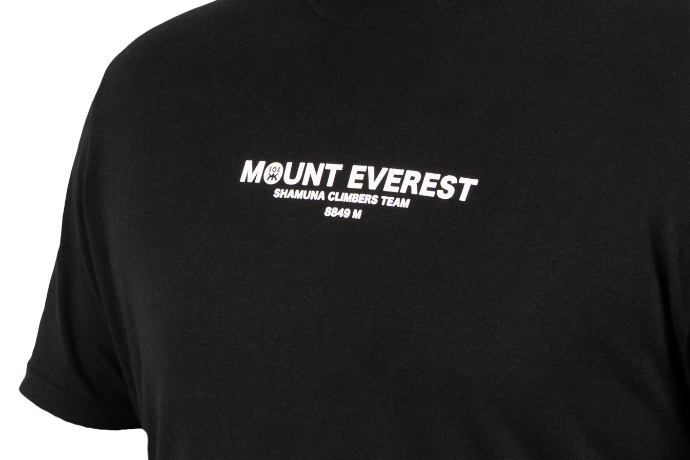 MT EVEREST - BLACK T SHIRT