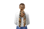 ORANGE BUTTERFLY HO SCARF 150X48