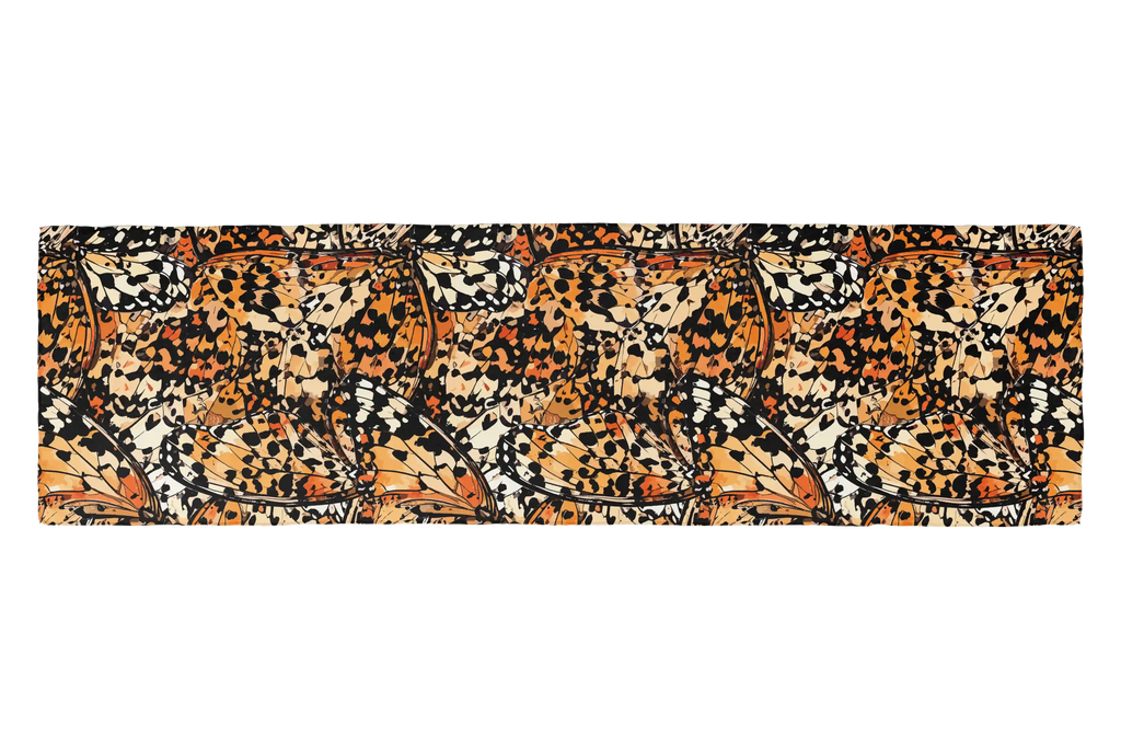 ORANGE BUTTERFLY HO SCARF 150X48