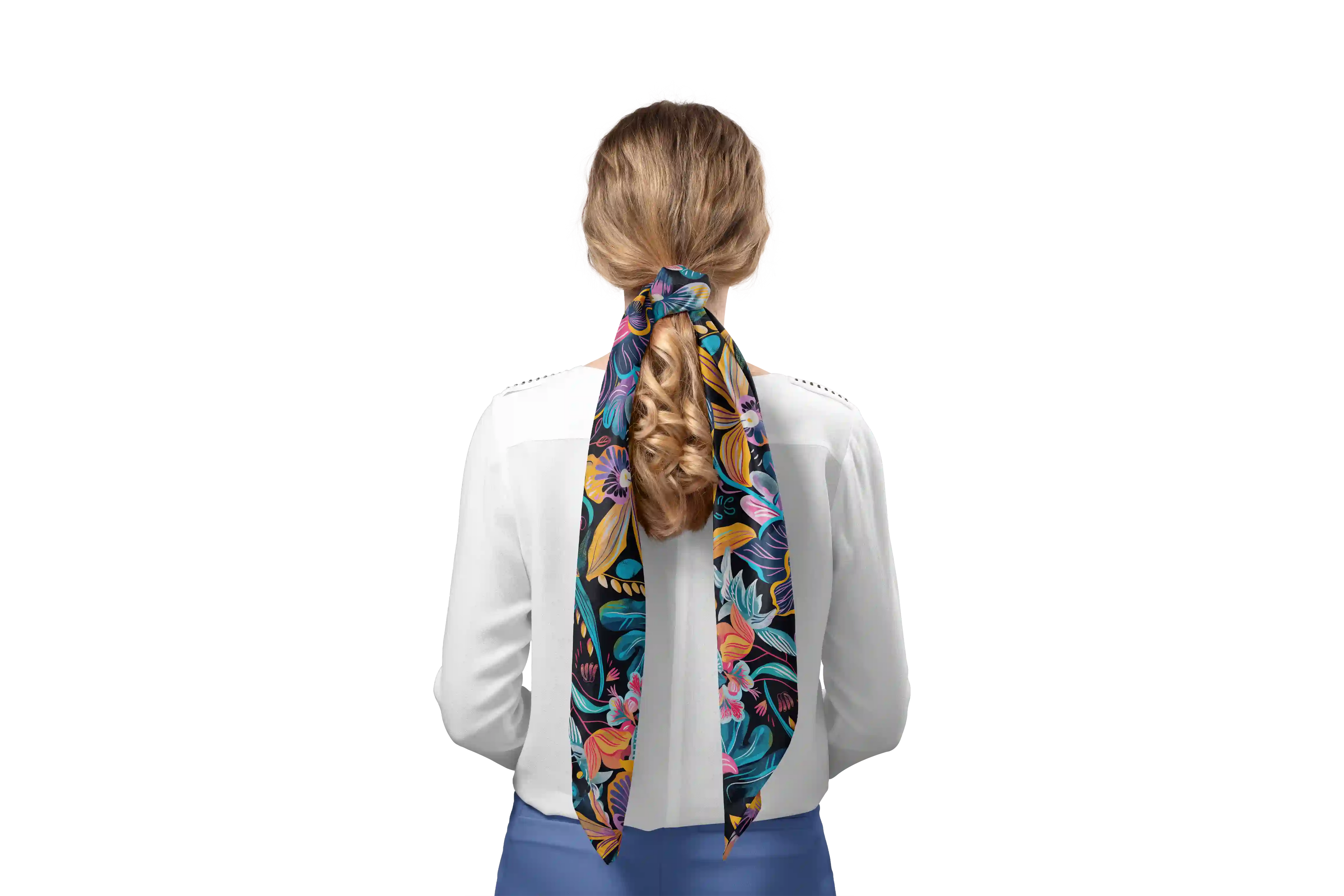 PSYCHEDELIC ORCHIDS HO SCARF 150X48