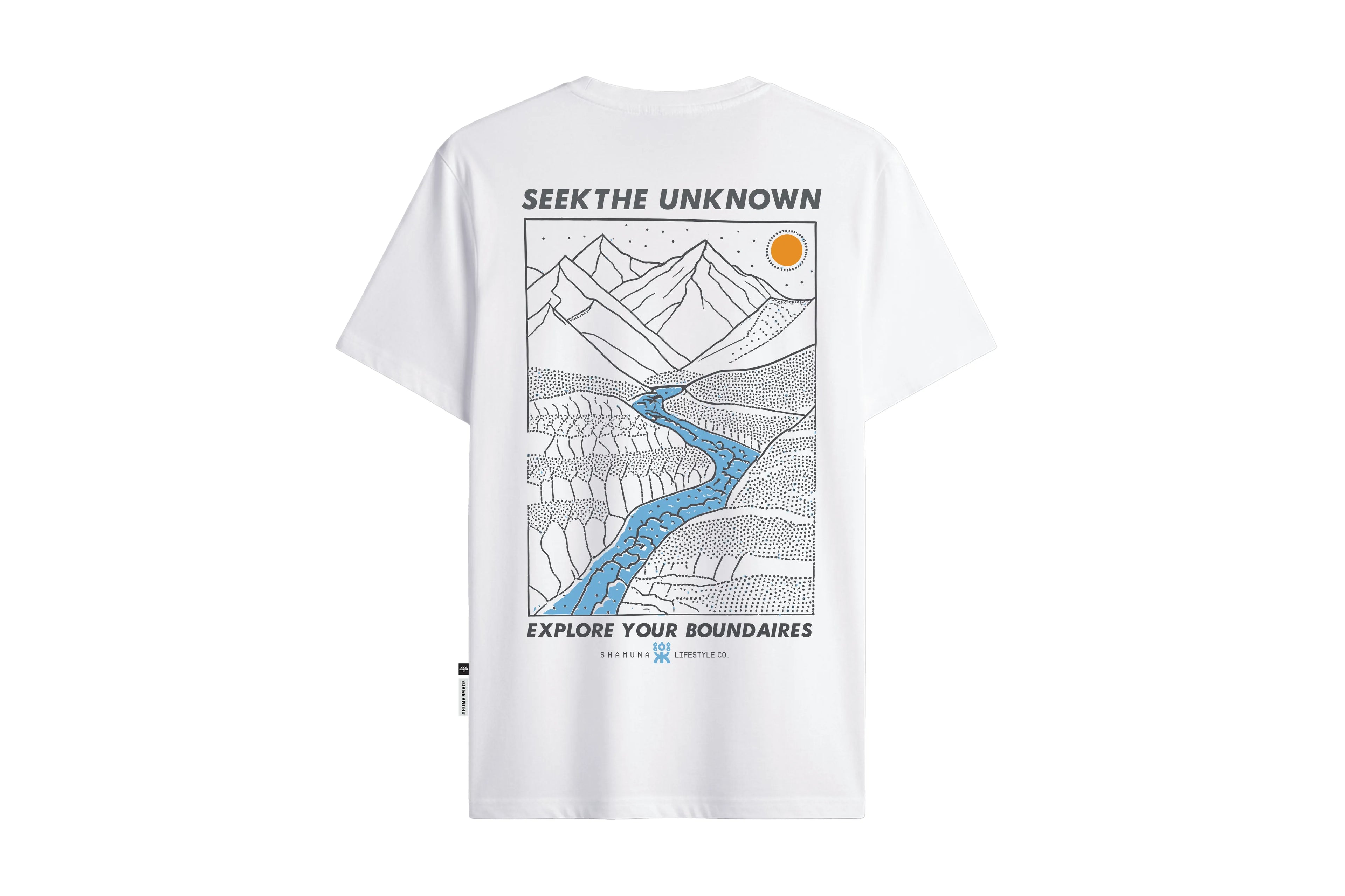 SEEK THE UNKNOWN - RAW T SHIRT