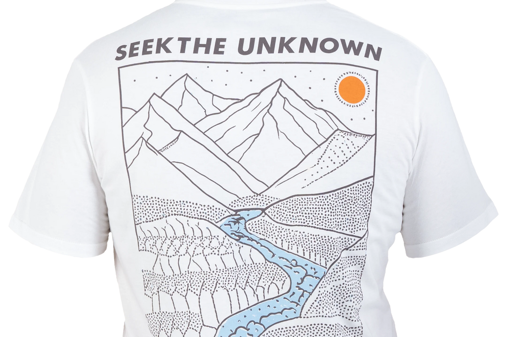SEEK THE UNKNOWN - RAW T SHIRT