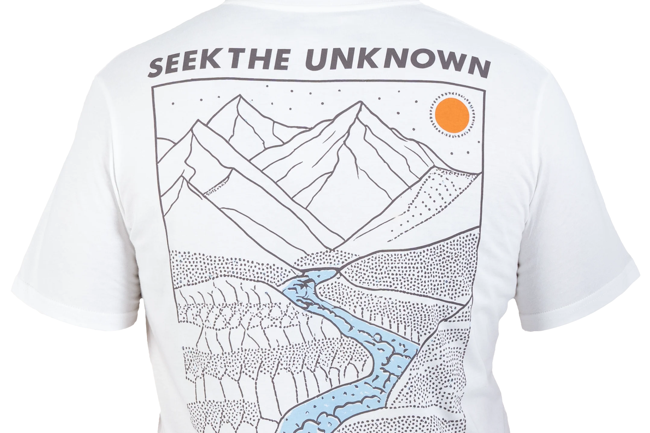 SEEK THE UNKNOWN - RAW T SHIRT