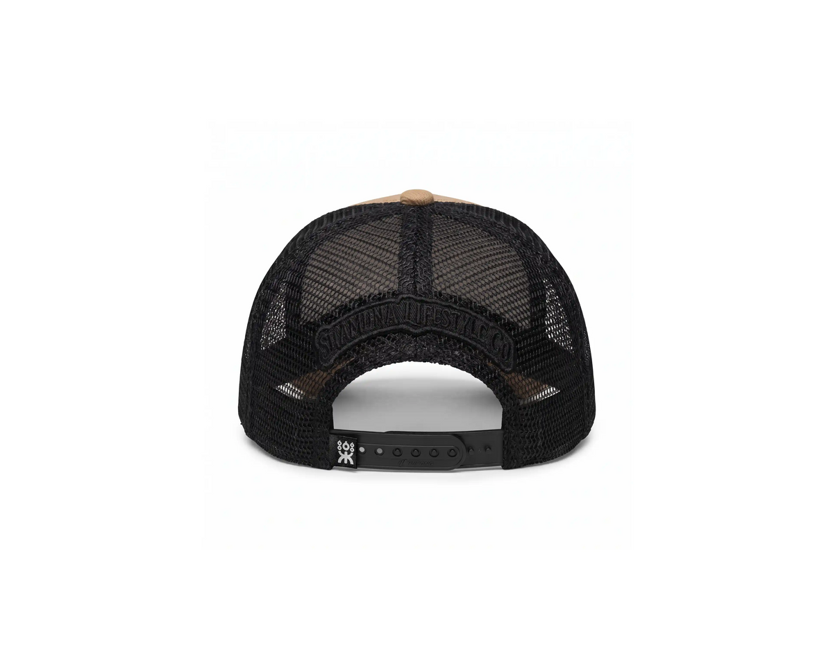SHAMUNA TRUCKER LOGO RAW & BEIGE