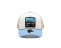 SHAMUNA TRUCKER PARCHE CHIMBO LATº BEIGE&BLUE
