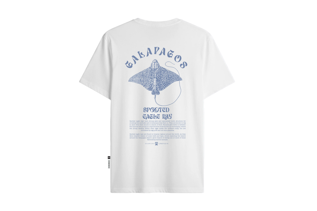 SPOOTED EAGLE RAY RAW T-SHIRT