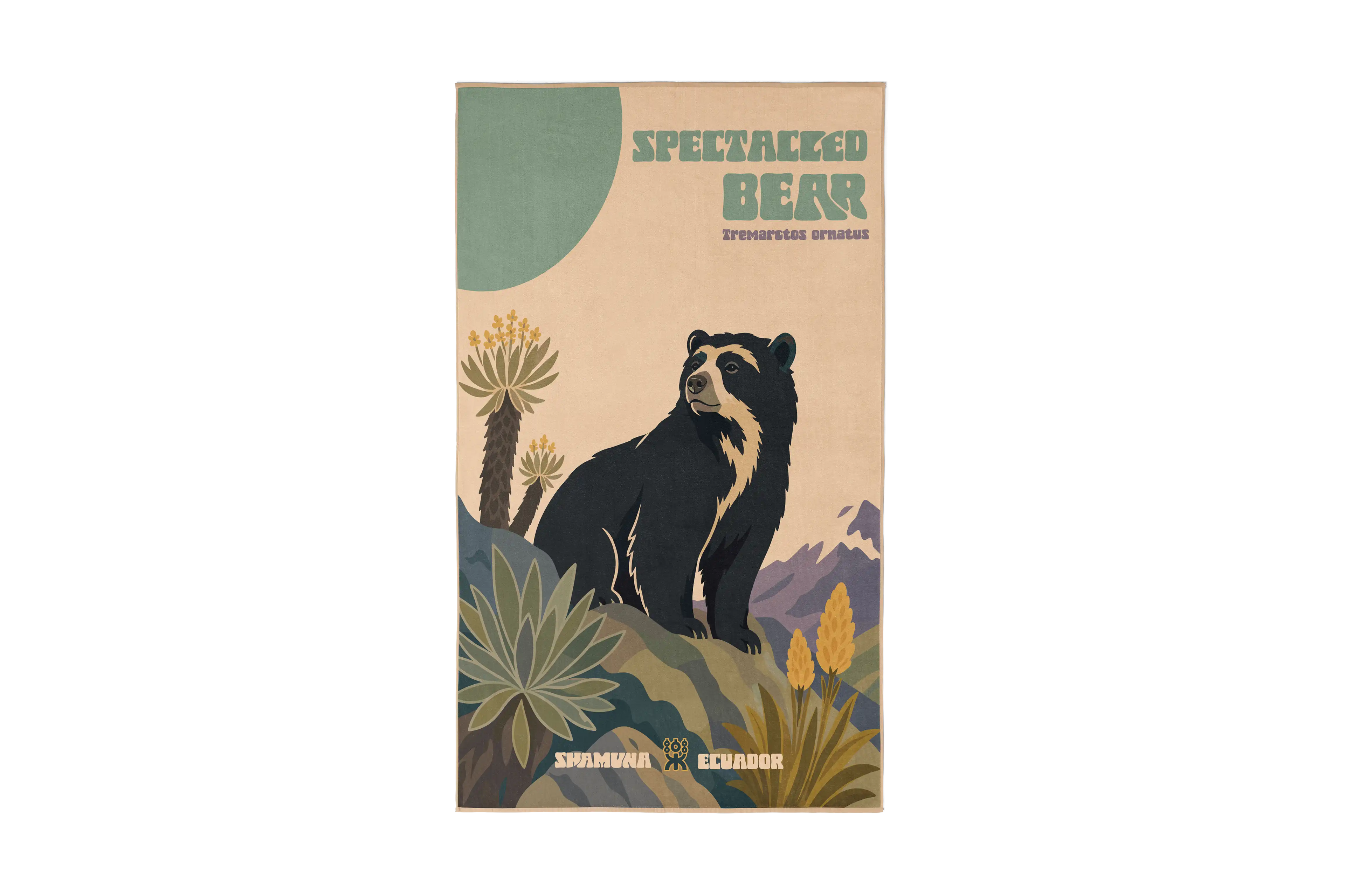EC TOWEL SPECTACLED BEAR