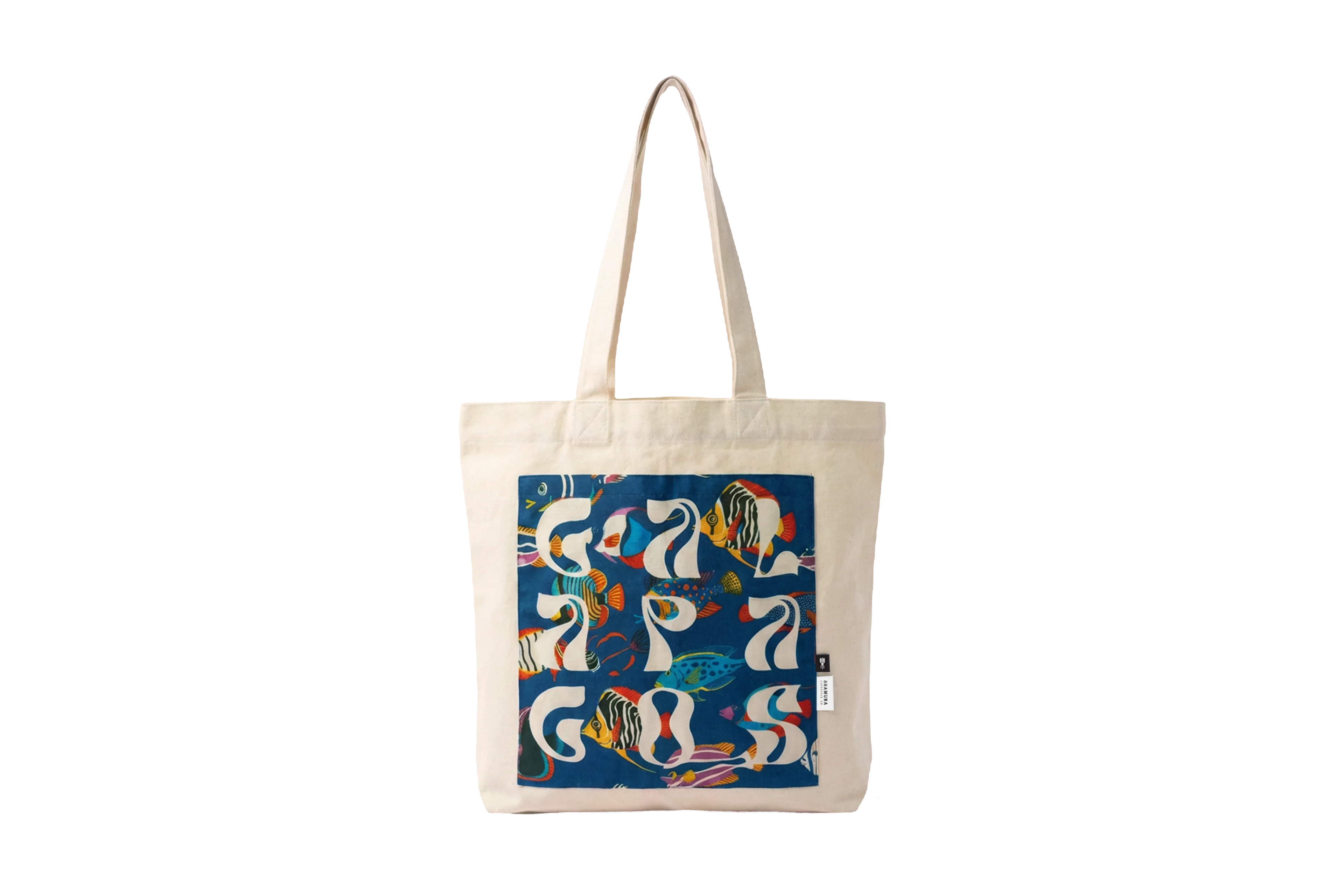 TOTE BAG POCKET GLP FISH COLORS