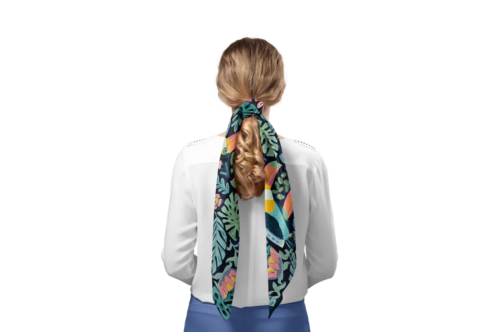 TUCAN LEAFES HO SCARF 150X48