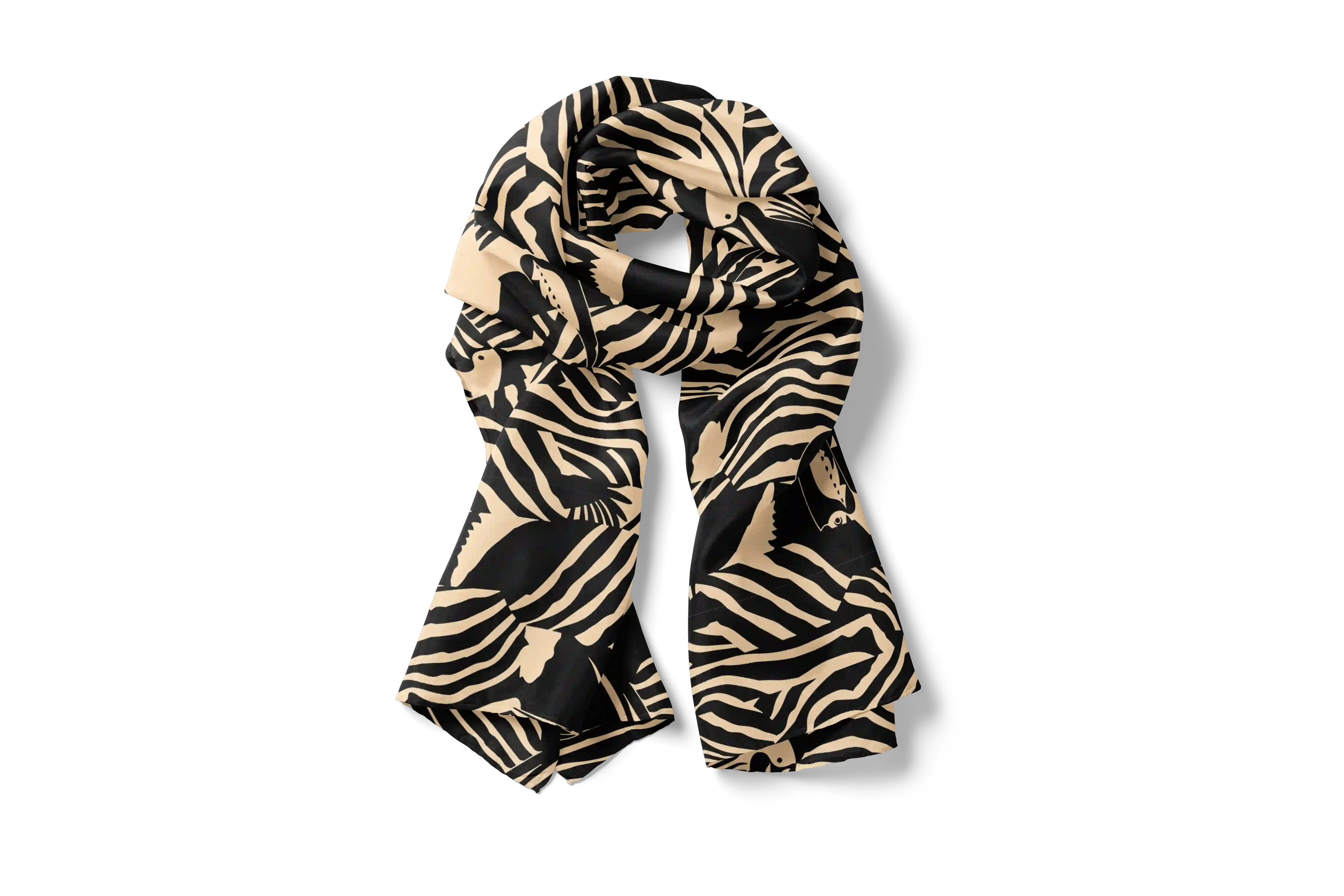 TUCAN ZEBRA HO SCARF 150X48