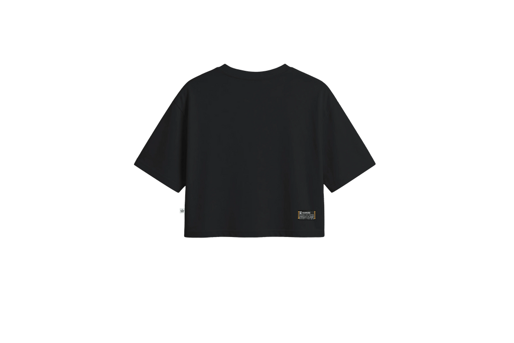 W ETHNIC POCKET JUTA BLACK T-SHIRT