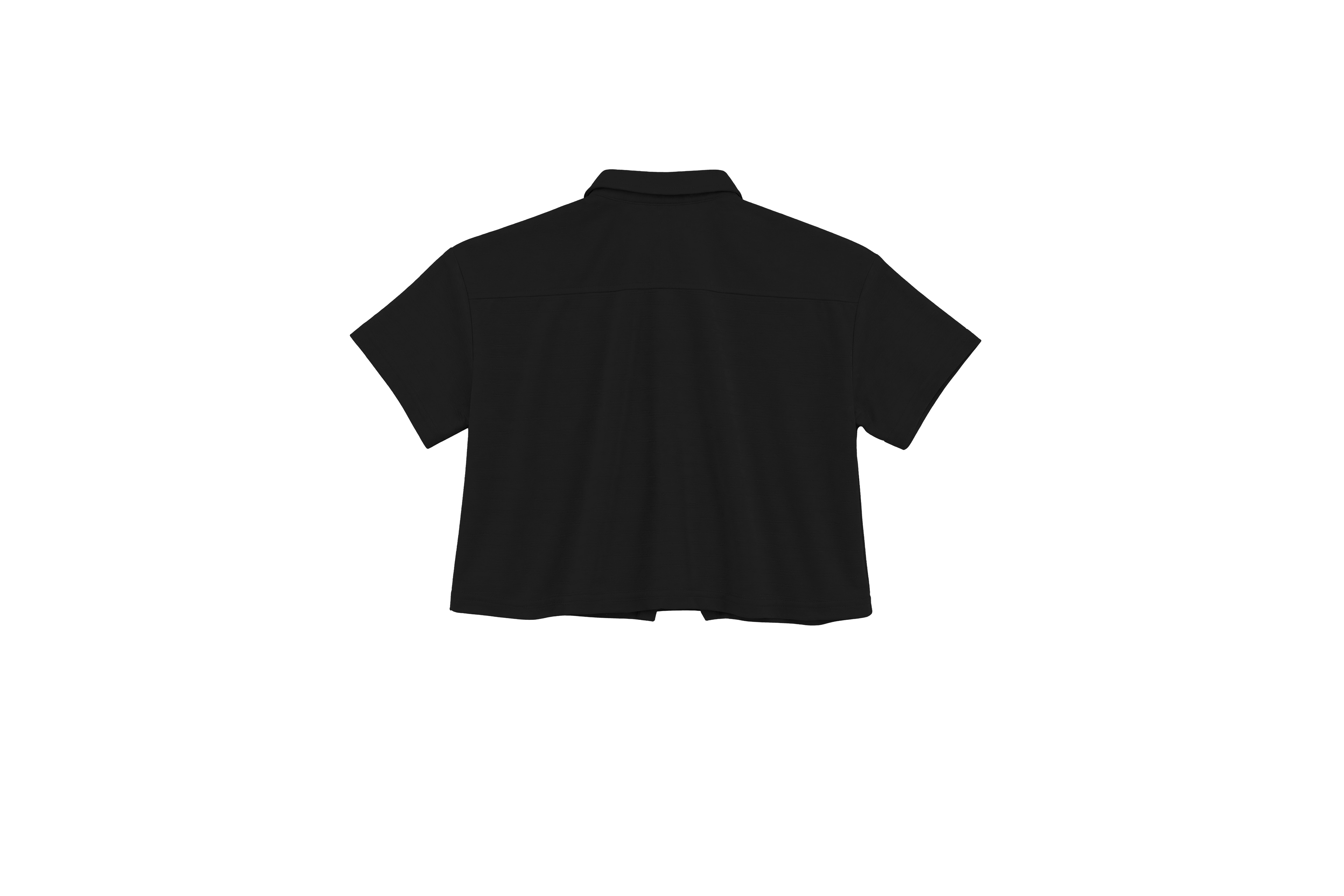 W MANGLAR SHIRT CROP MC BLACK