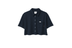 W MANGLAR SHIRT CROP MC BLUE