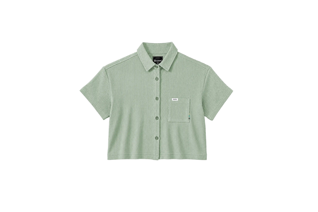 W MANGLAR SHIRT CROP MC MALVA
