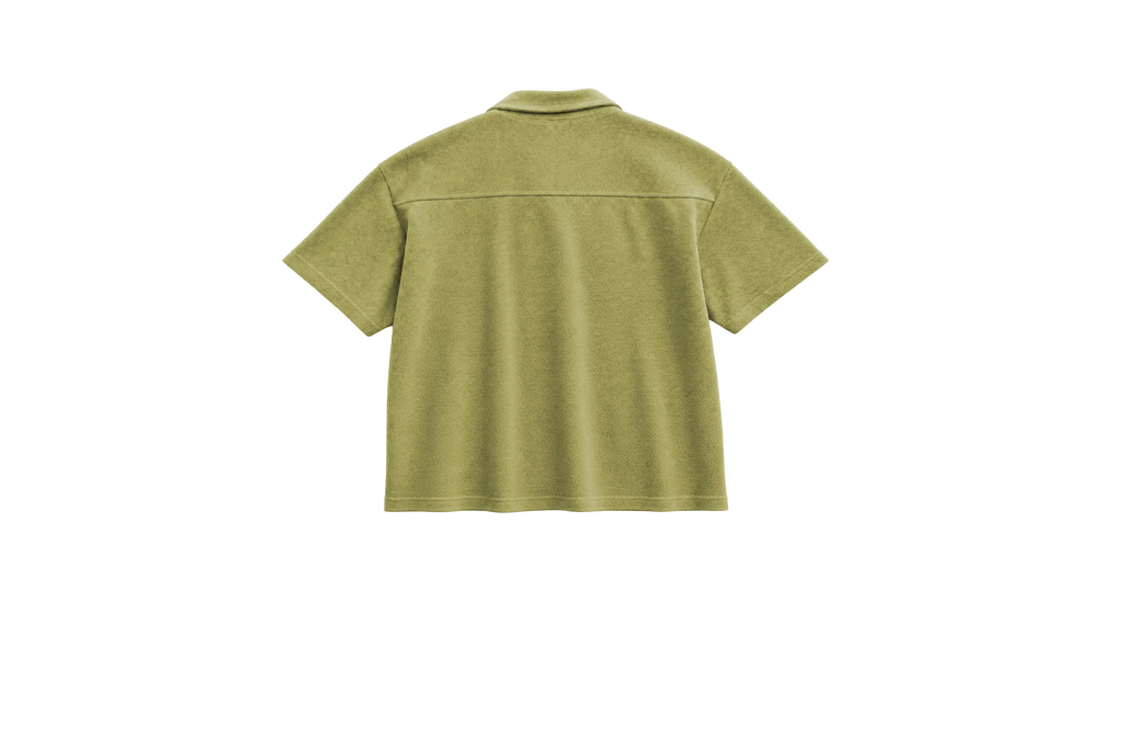 W MANGLAR SHIRT CROP MC YELLOW