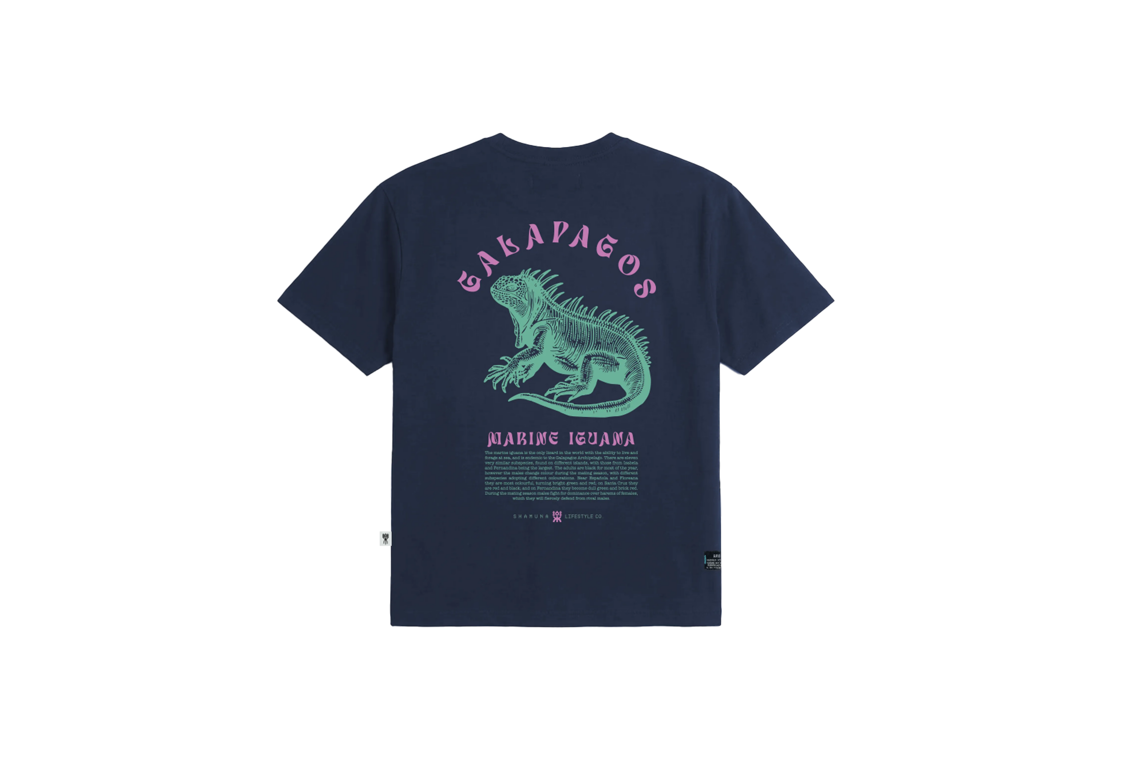 W MARINE IGUANA BLUE T-SHIRT