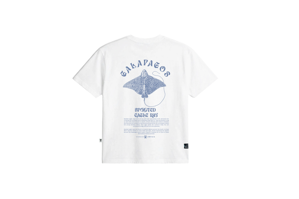 W SPOOTED EAGLE RAY RAW T-SHIRT