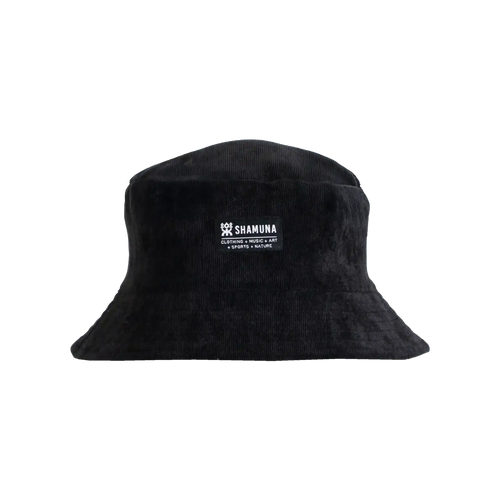 B&W MOUNTAINS REVERSIBLE BUCKETHAT BLACK