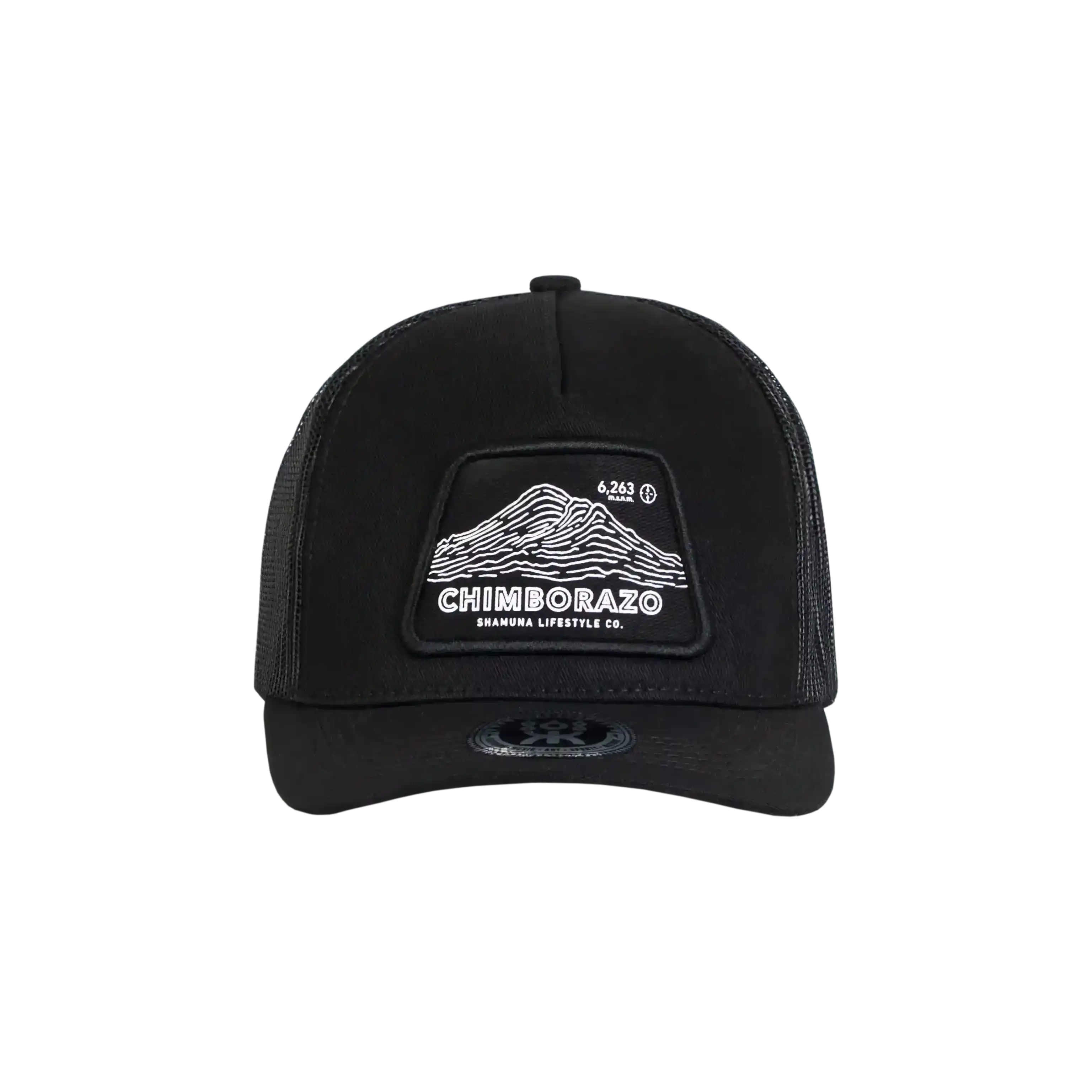 CHIMBORAZO TOPO TRUCKER HAT - BLACK