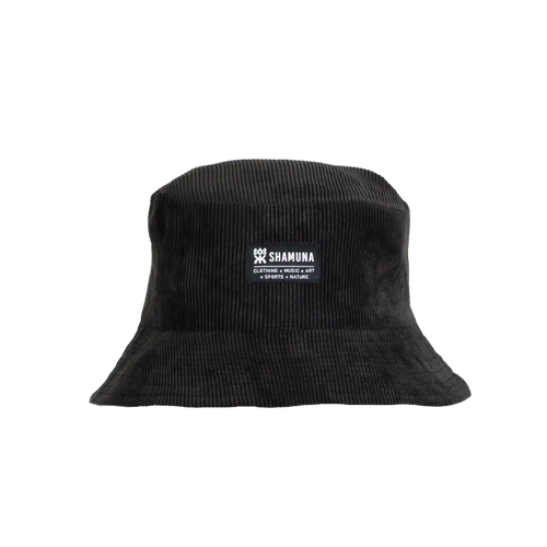 TRIBAL COLOR REVERSIBLE BUCKETHAT BLACK