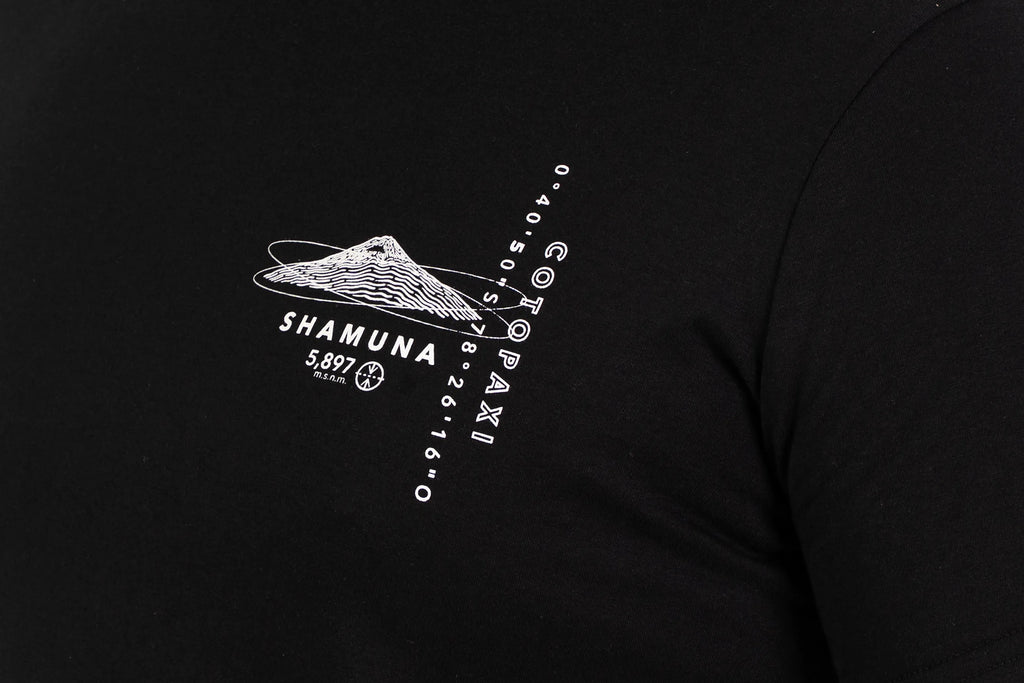 COTOPAXI TOPOGRAPHIC - BLACK T SHIRT