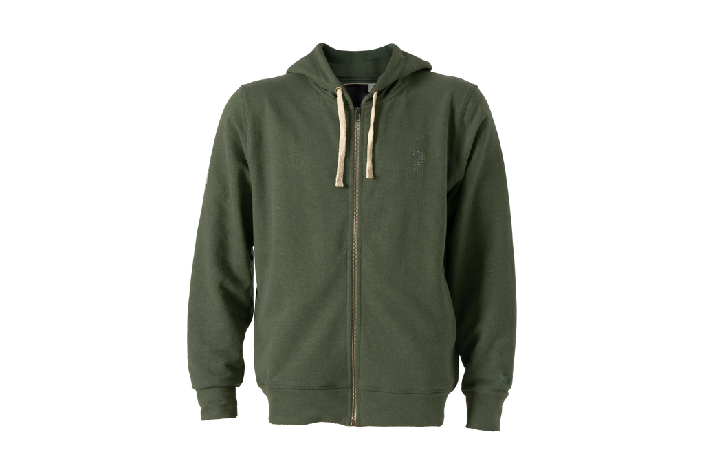 CUYABENO HOODIE HEMP GREEN FOREST