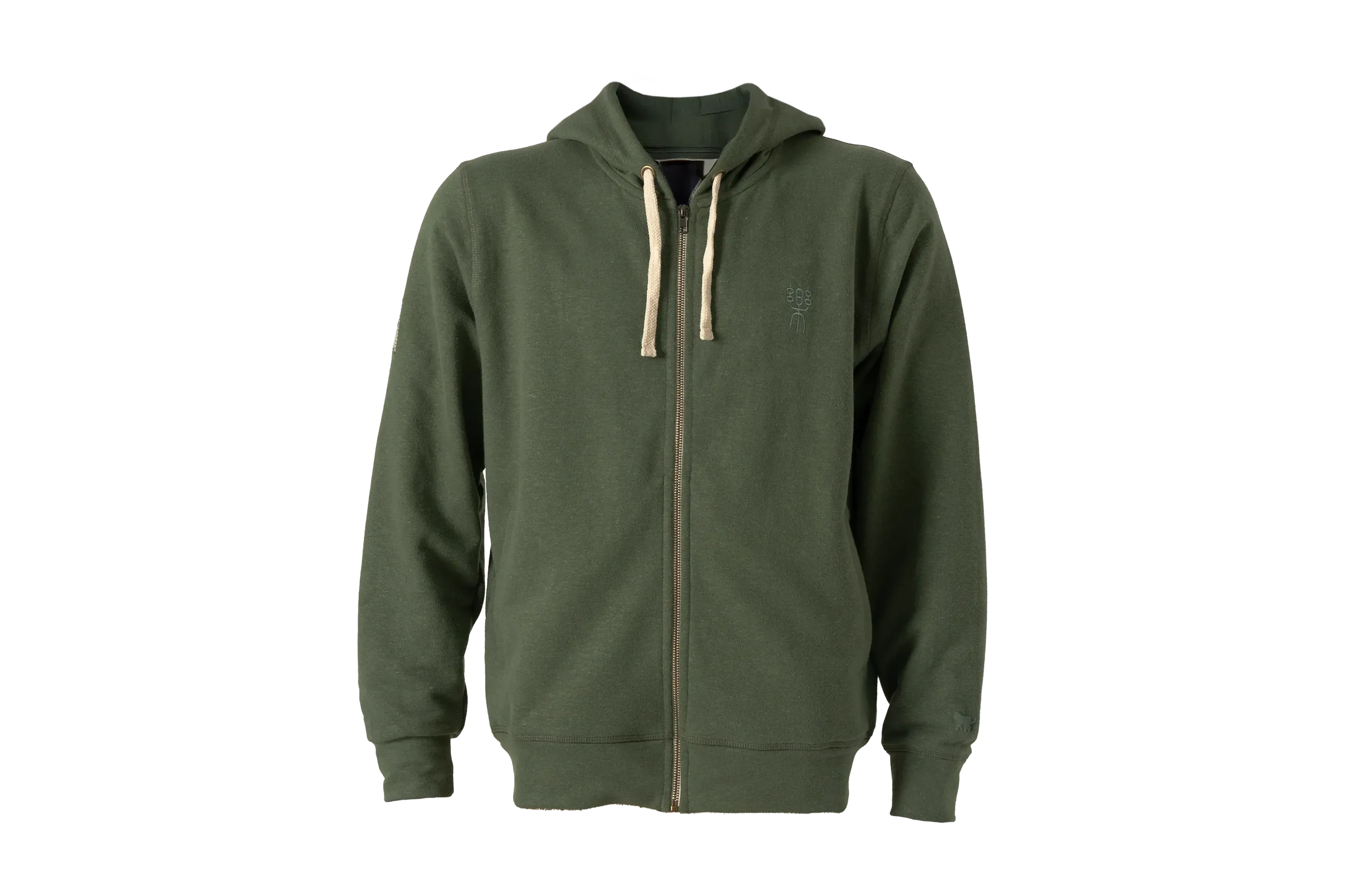CUYABENO HOODIE HEMP GREEN FOREST