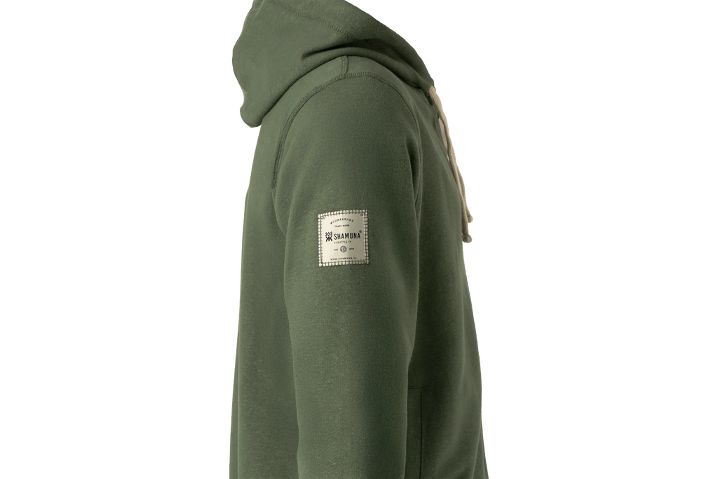 CUYABENO HOODIE HEMP GREEN FOREST