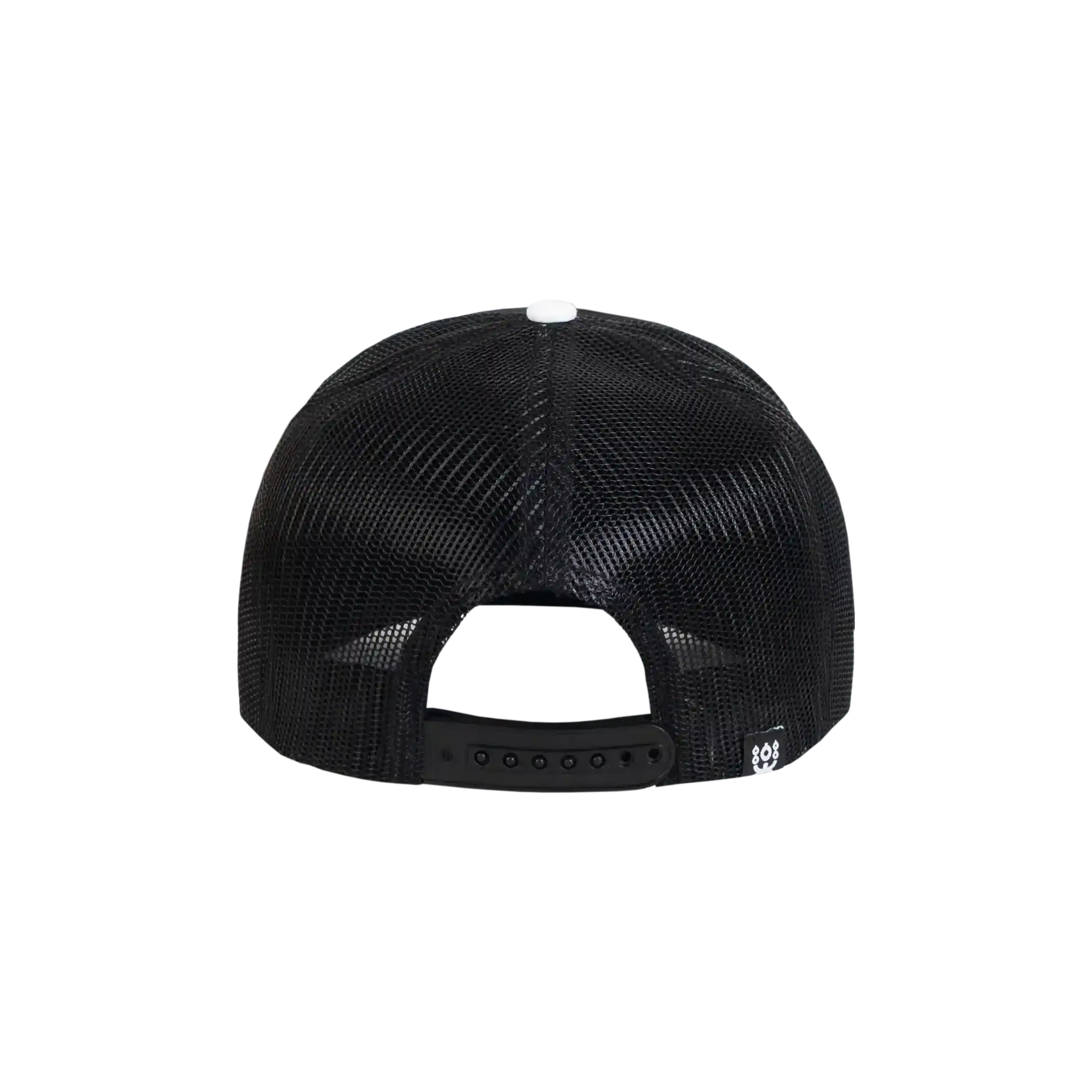 FLAT TRUCKER BLACK FLOWERS BRIM