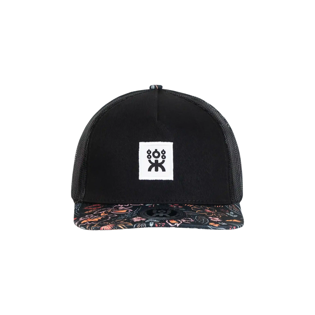FLAT TRUCKER LEAFS BRIM BLACK