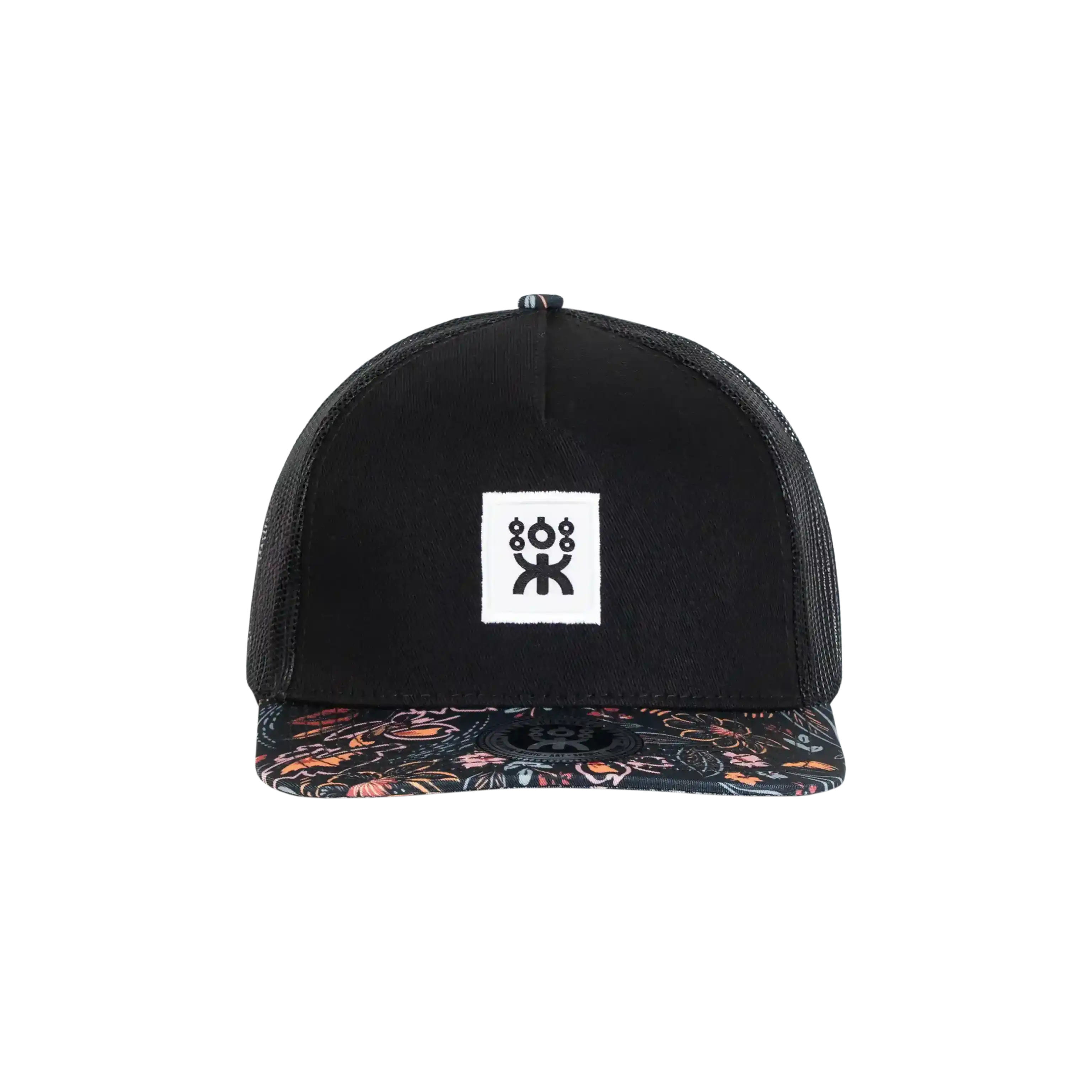 FLAT TRUCKER LEAFS BRIM BLACK