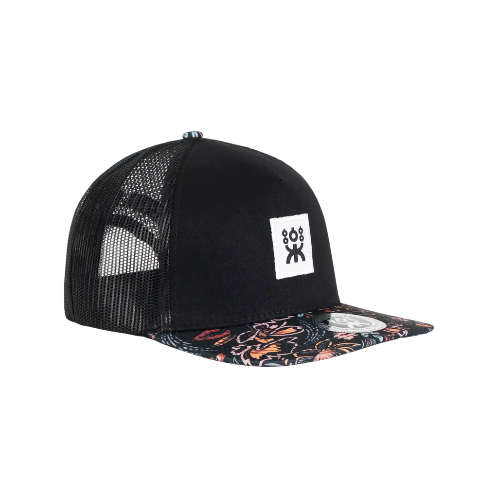 FLAT TRUCKER LEAFS BRIM BLACK