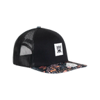 FLAT TRUCKER LEAFS BRIM BLACK