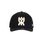 GOLFER SNAPBACK BLACK & GOLD LOGO