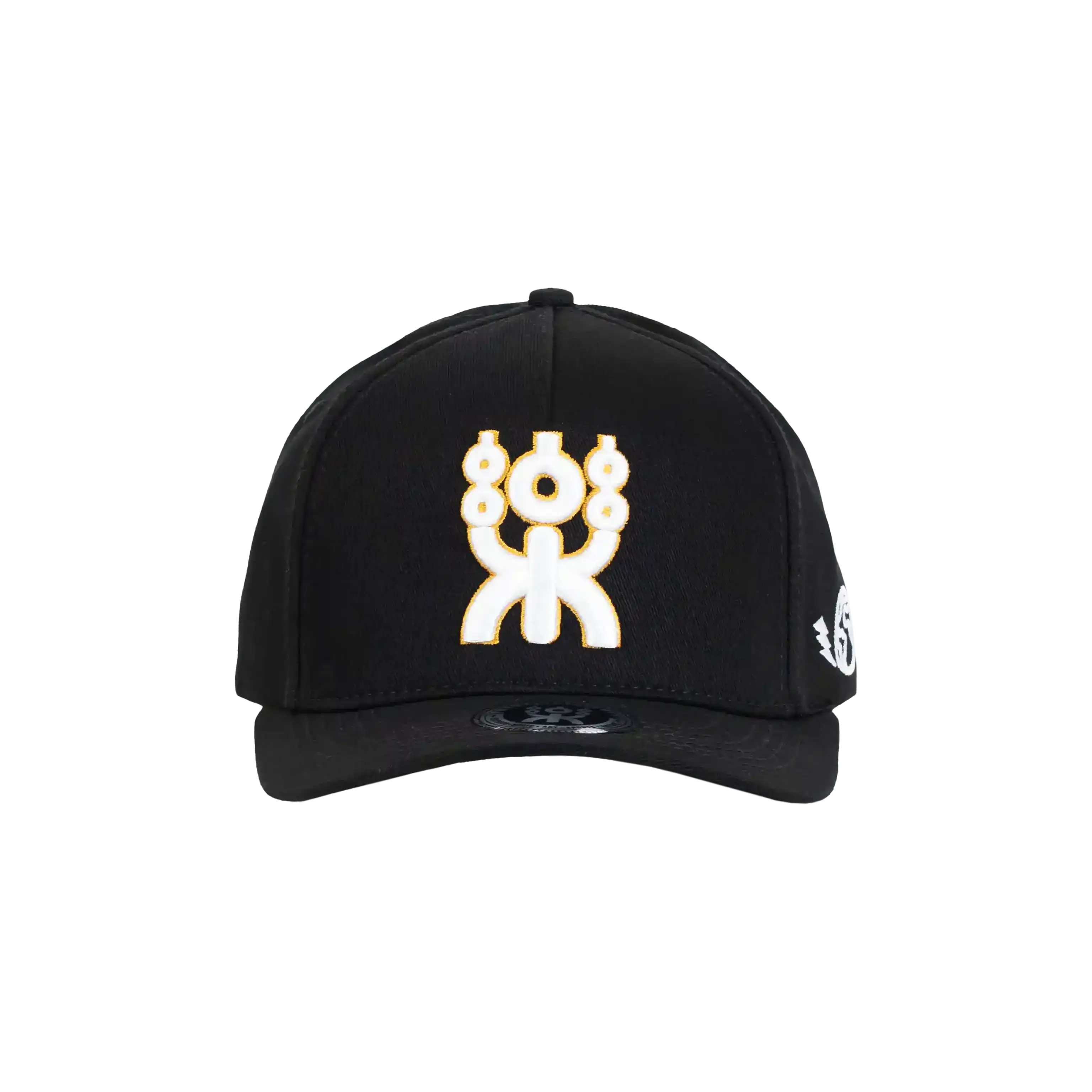 GOLFER SNAPBACK BLACK & GOLD LOGO
