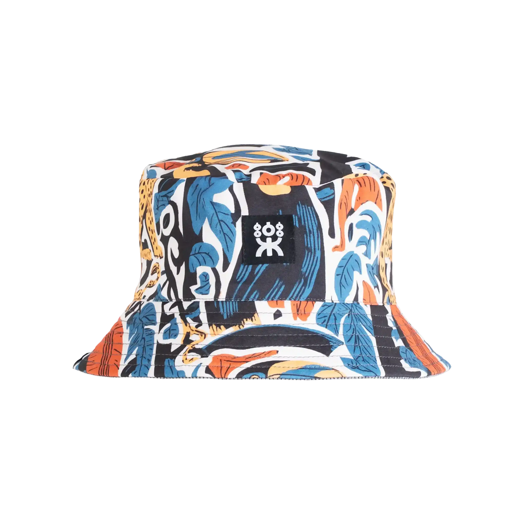 JAGUAR&TUCAN REVERSIBLE BUCKETHAT BLUE