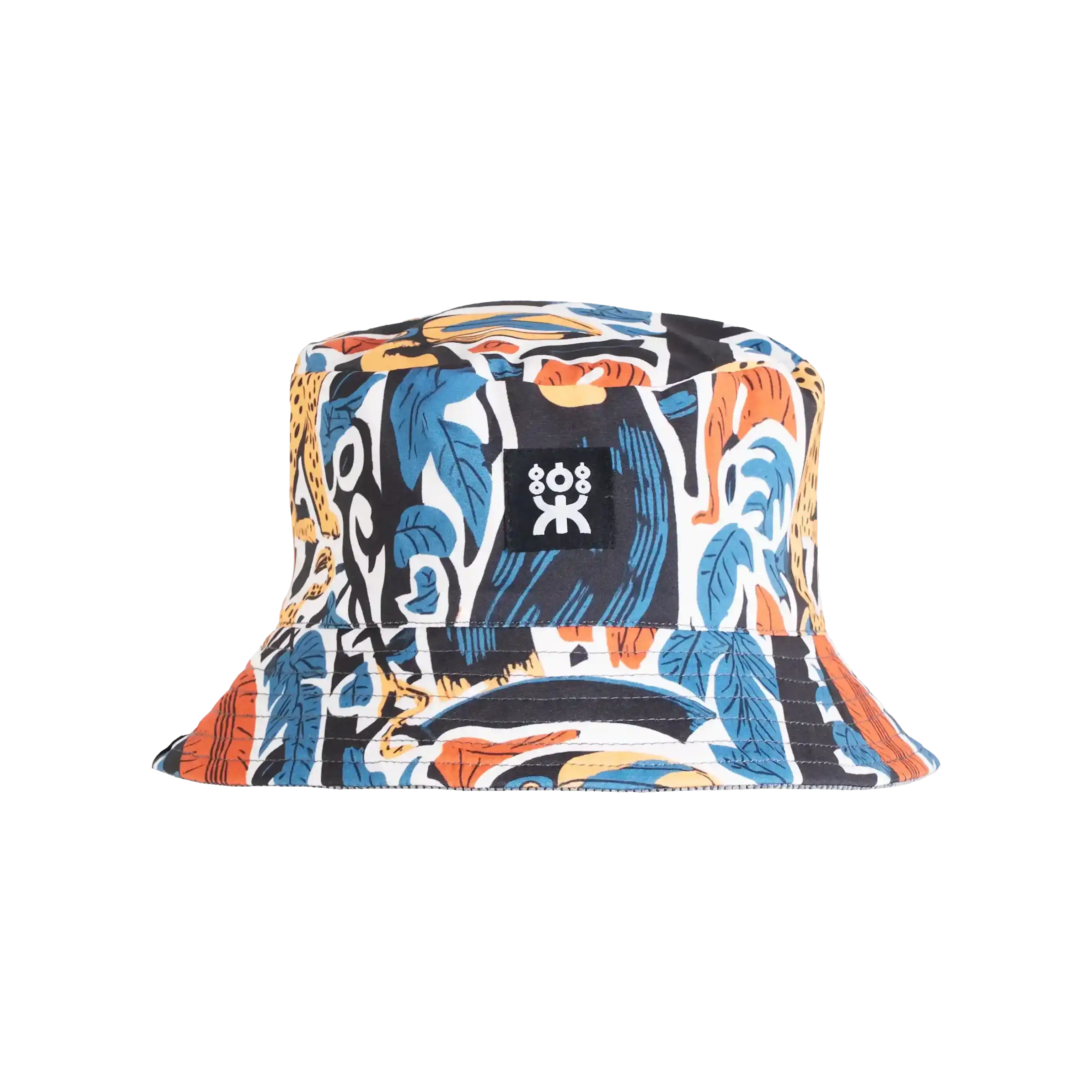 JAGUAR&TUCAN REVERSIBLE BUCKETHAT BLUE