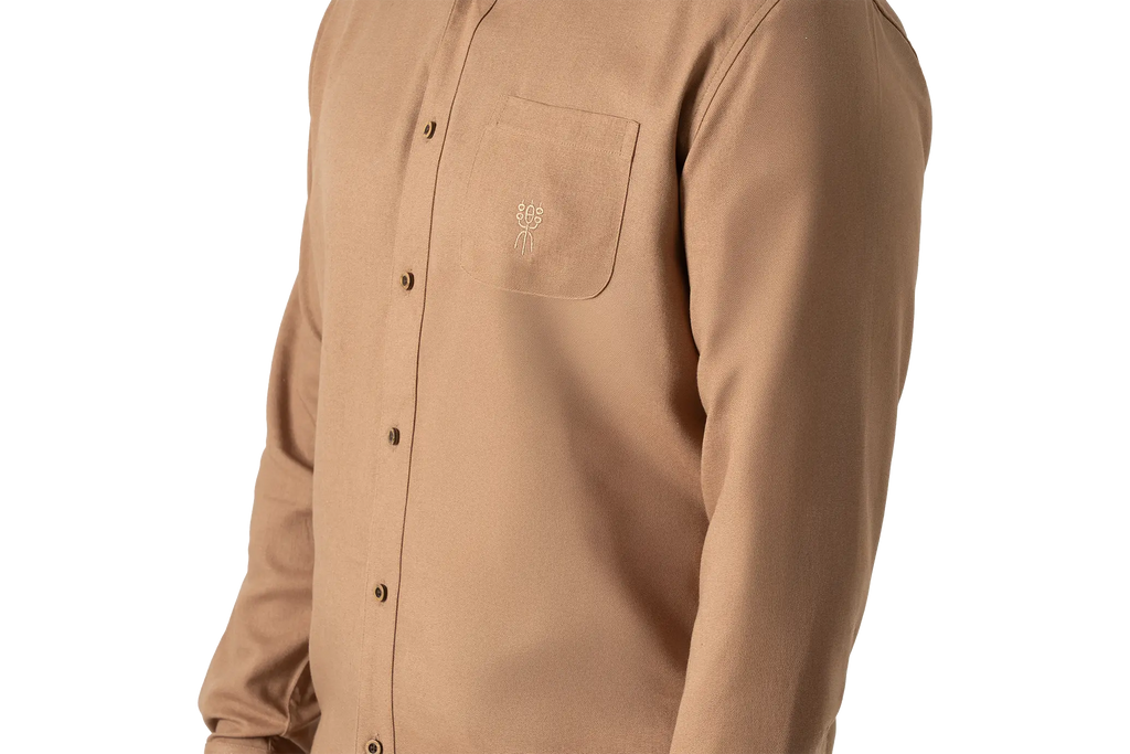 PINZON SHIRT ML COFFEE