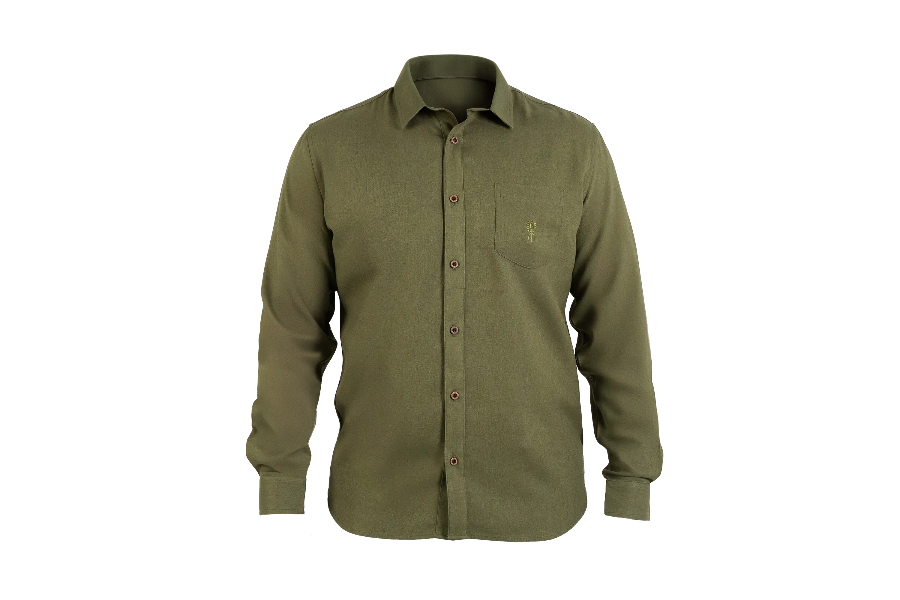 PINZON SHIRT ML FOREST GREEN