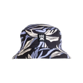 PURPLE LEAFS  REVERSIBLE BUCKETHATS BLACK