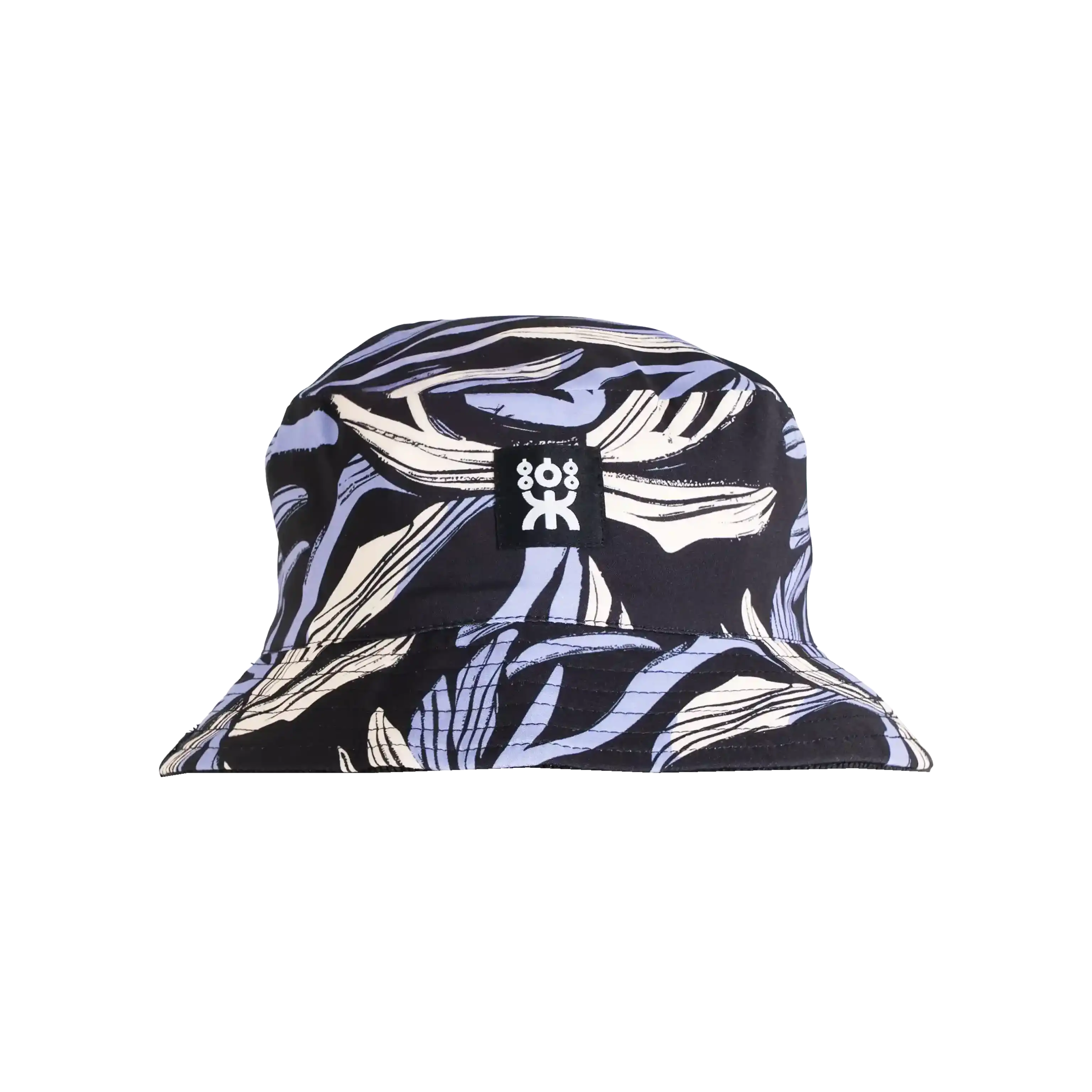 PURPLE LEAFS  REVERSIBLE BUCKETHATS BLACK