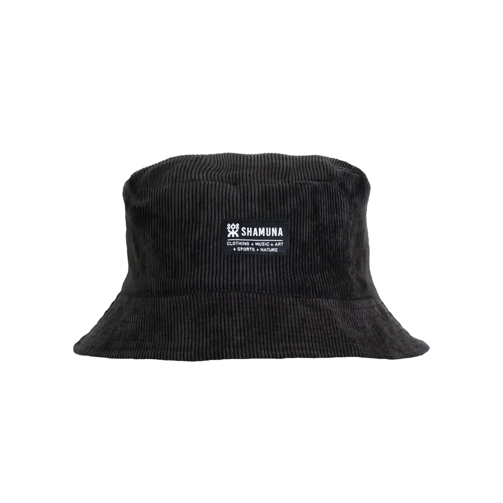 PURPLE LEAFS  REVERSIBLE BUCKETHATS BLACK