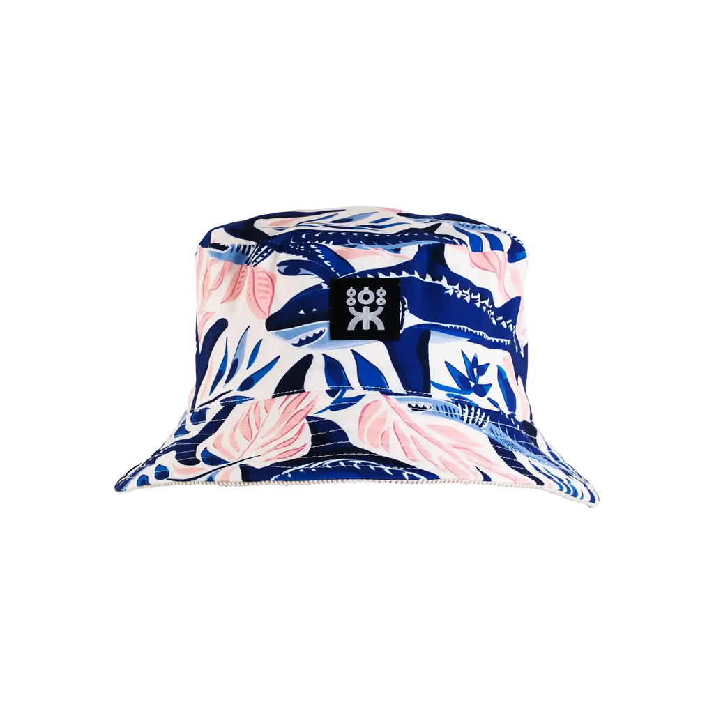 SHARKS&PINK REVERSIBLE BUCKETHAT SAND