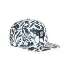 SNAPBACK FULL BLACK&WHITE FLOWERS